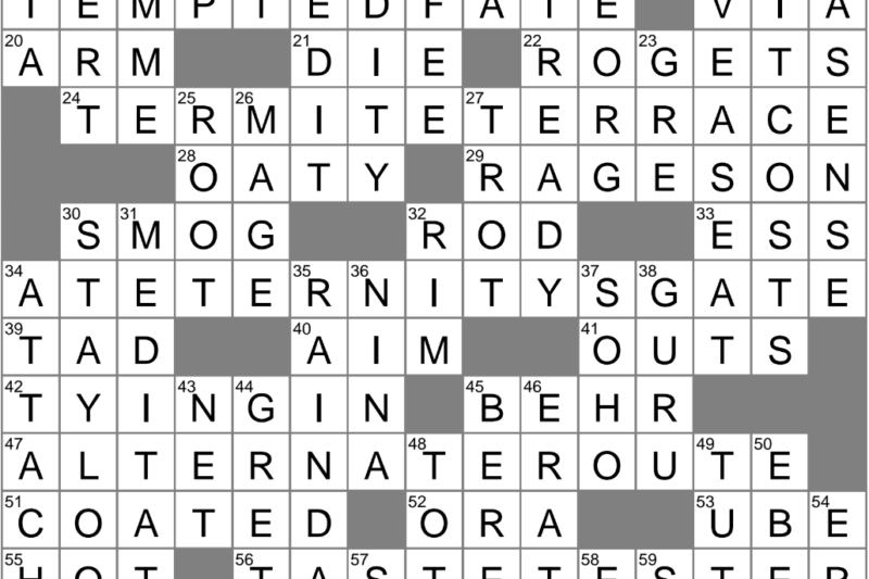 Banal Crossword Puzzle Clue