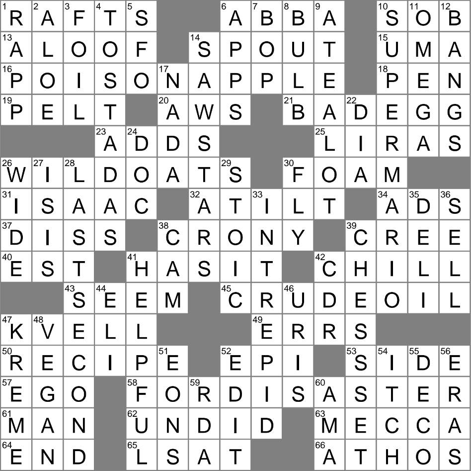 LA Times Crossword 16 Oct 24 Wednesday LAXCrossword