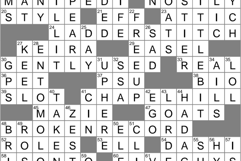 Kickbacks Crossword Puzzle Clue