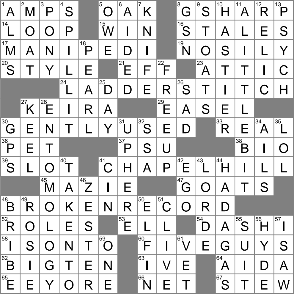 LA Times Crossword 30 Jul 24 Tuesday LAXCrossword