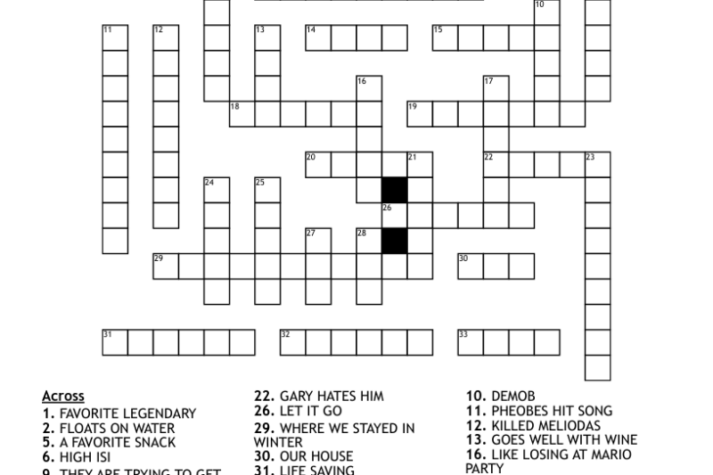 Lover Crossword Puzzle Clue