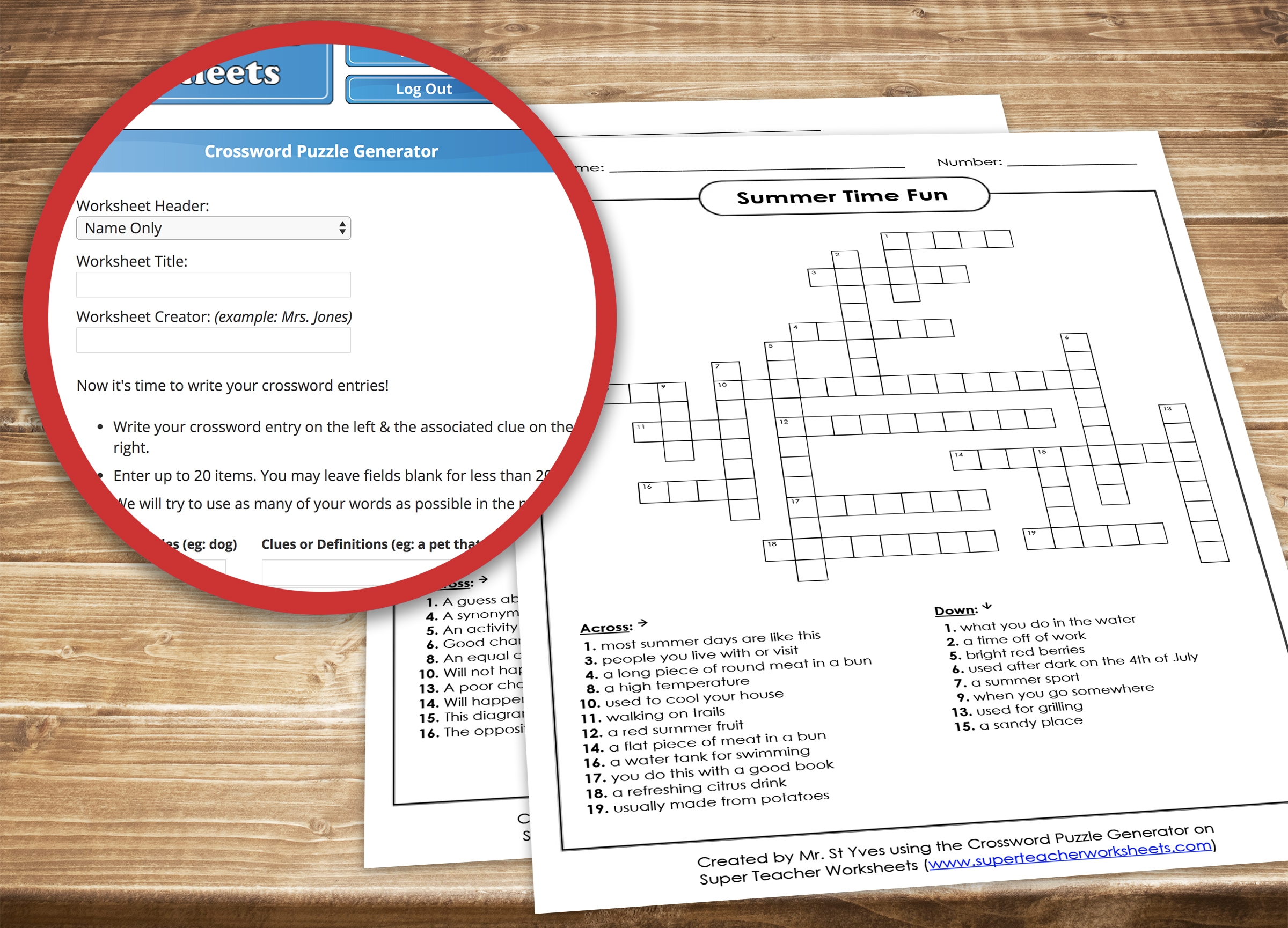 Super Teacher Worksheets Math Crossword Puzzle Super Teacher Worksheets Math Crossword Puzzle