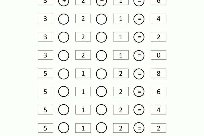 Math Puzzle Worksheets 1st Grade
