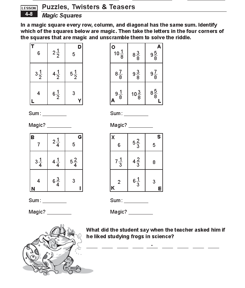 Math Worksheets Fractions Michael Jordan Was Cut From His High
