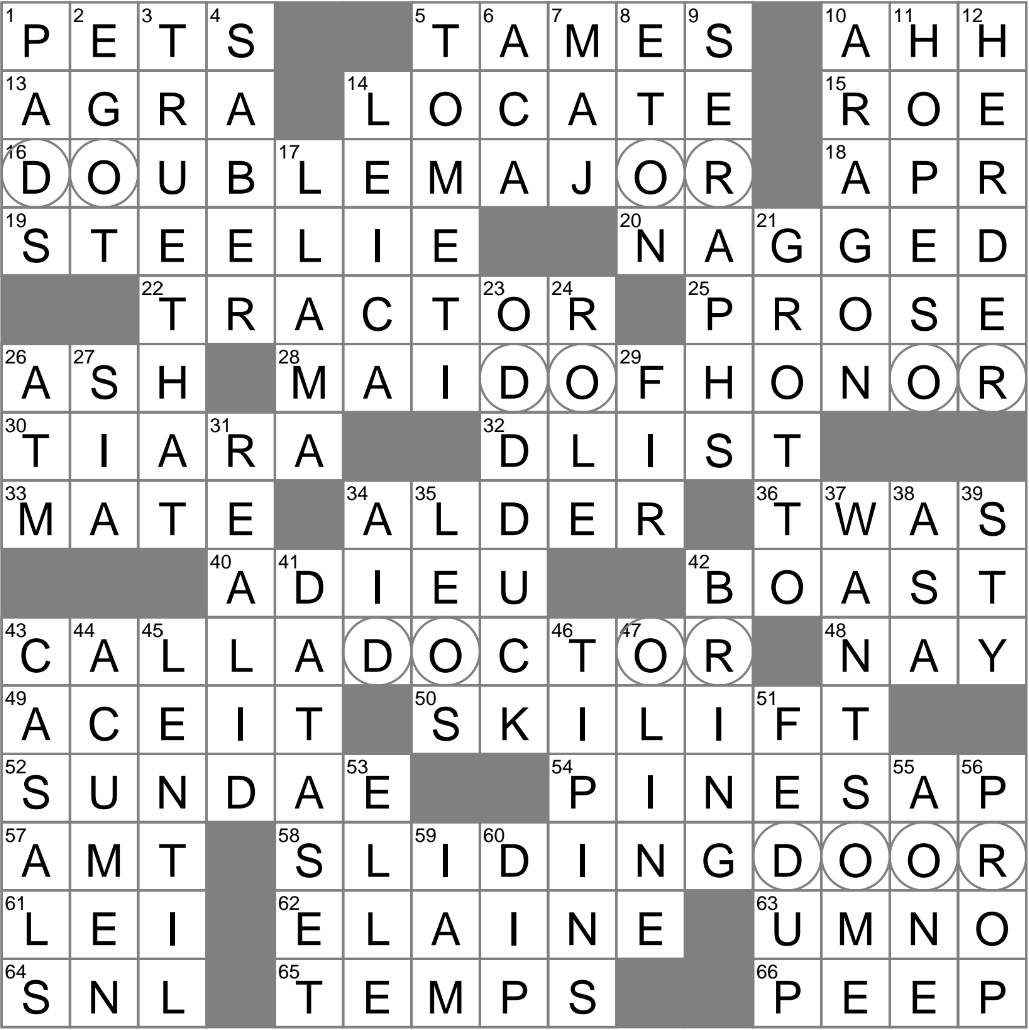 Min Opposite Crossword Clue Archives LAXCrossword