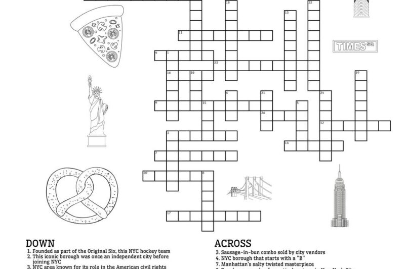 New York Crossword Puzzle Printable
