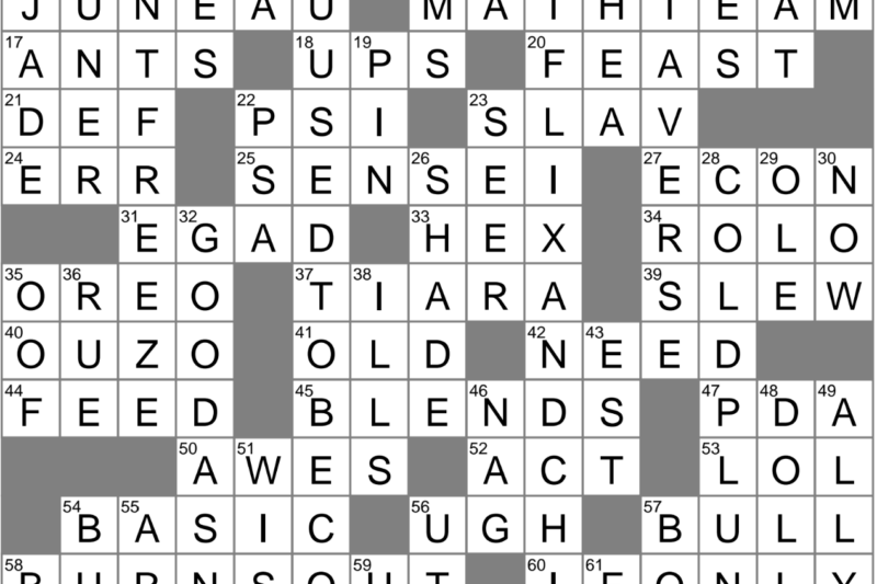 Maybe Crossword Puzzle Clue