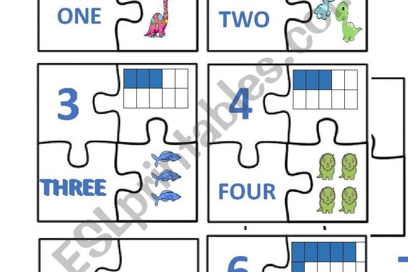Numbers Puzzle Worksheet