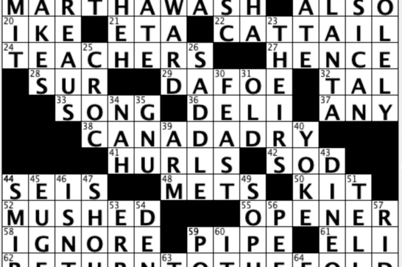 Singer Tori Crossword Puzzle Clue