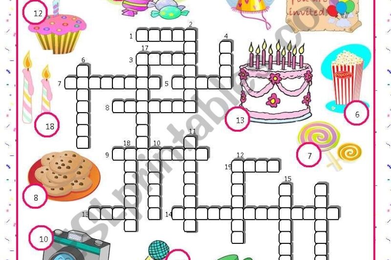Wild Party Crossword Puzzle