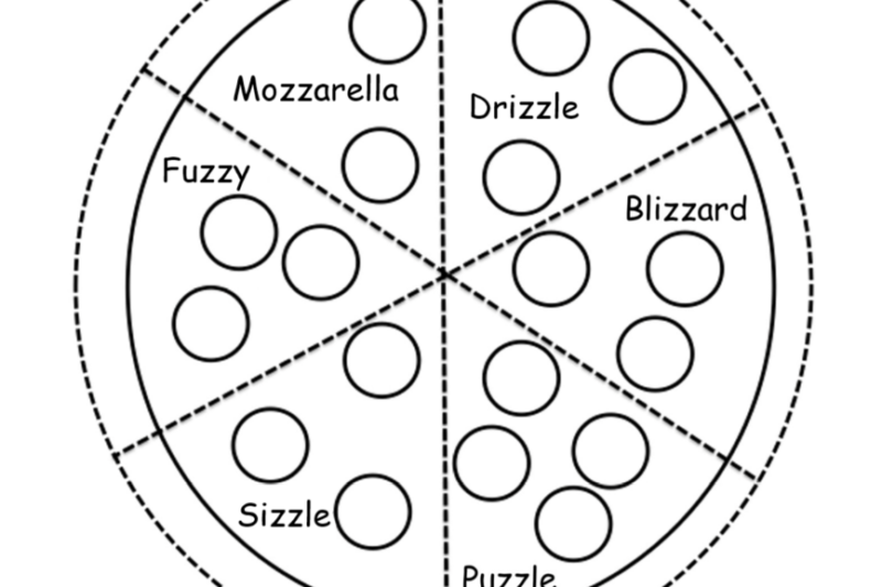 Pizza Puzzle Worksheet