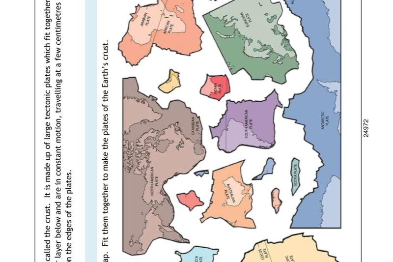 Free Worksheets Plate Tectonics Jigsaw Puzzle