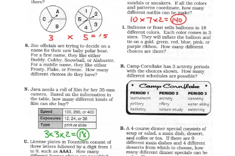 Polar Puzzle Math Worksheet Answer Key