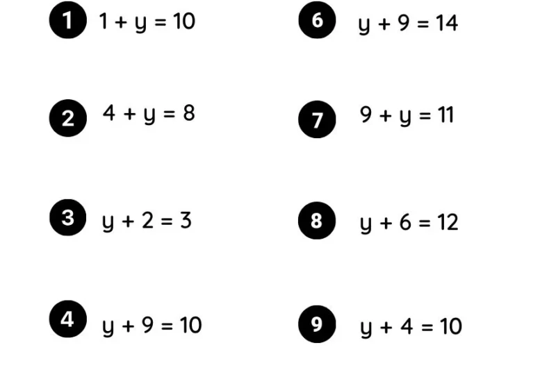 Solving Missing Variables Worksheet Fun Puzzle