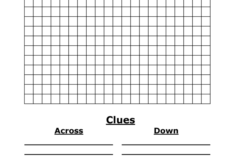 Mirroreyes Printable Crossword Puzzles