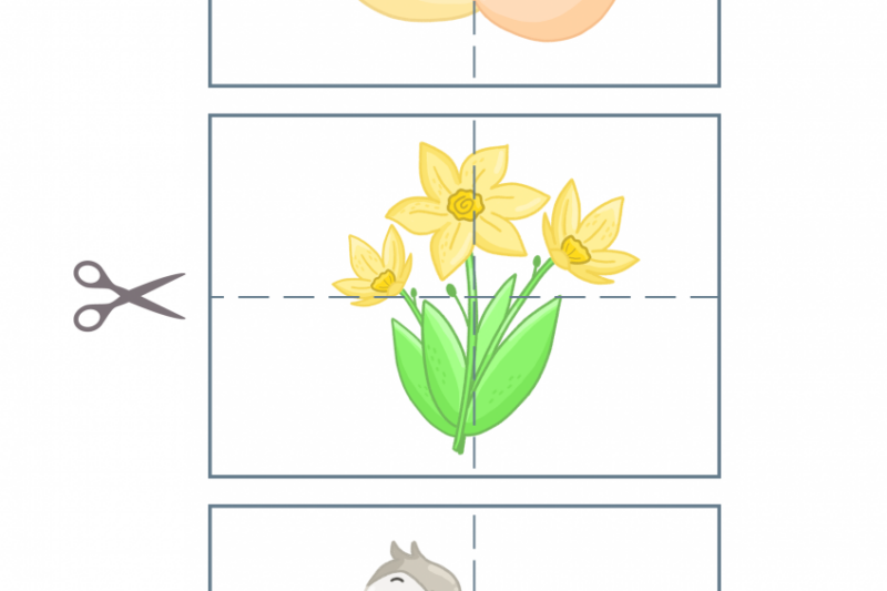 Spring Puzzle Worksheets