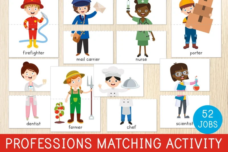 Worksheet Puzzle Professions Teacher