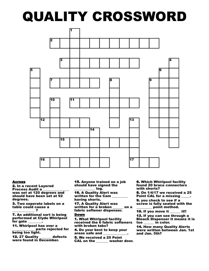 QUALITY CROSSWORD WordMint