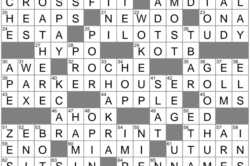 Radio Knobs Crossword Puzzle Clue