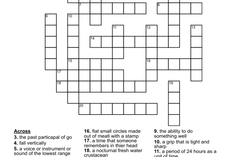 Rascal Crossword Puzzle