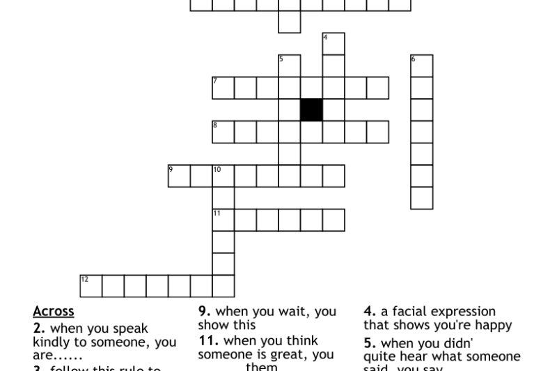 Respect Crossword Puzzle Clue