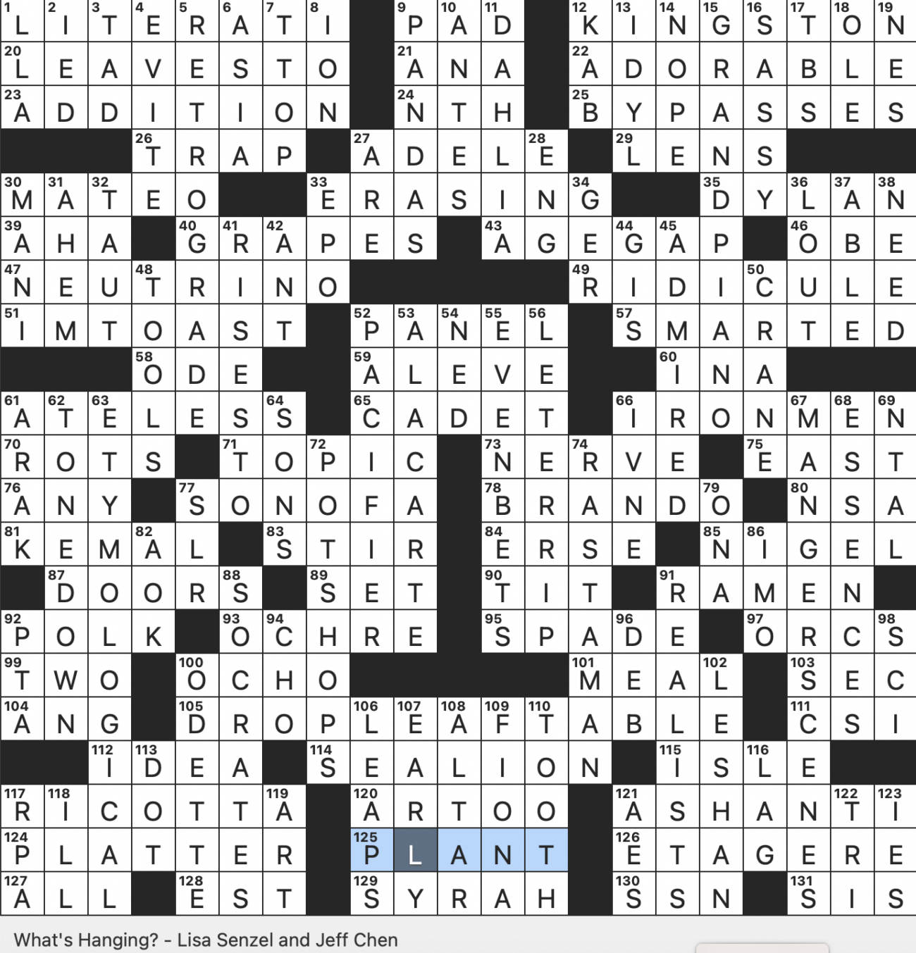 Rex Parker Does The NYT Crossword Puzzle Pelican Pal Of Nemo In