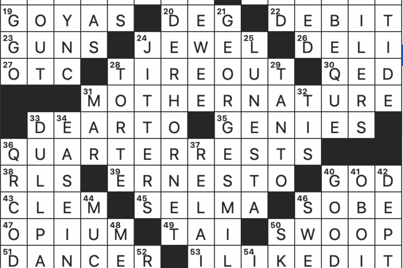 Part Of Qed Crossword Puzzle