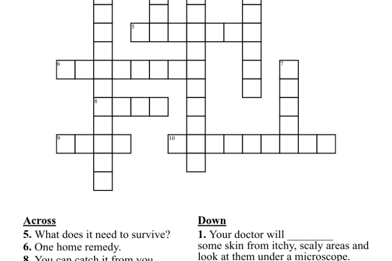 Ringworm Crossword Puzzle Clue