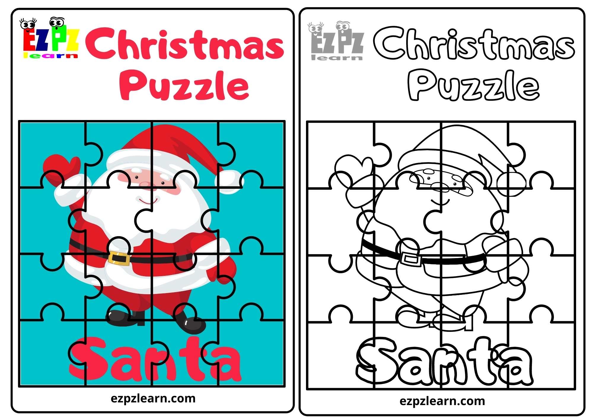 Christmas Puzzles Games Worksheets Christmas Puzzles Games Worksheets