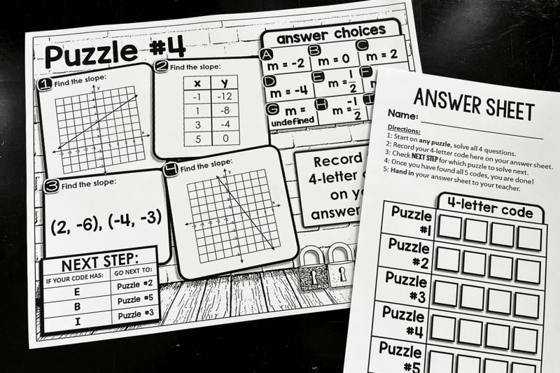 Puzzles For Escape Rooms Worksheets