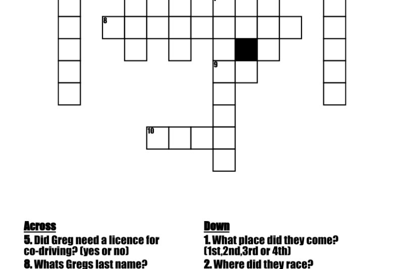Crossword Puzzle Corner