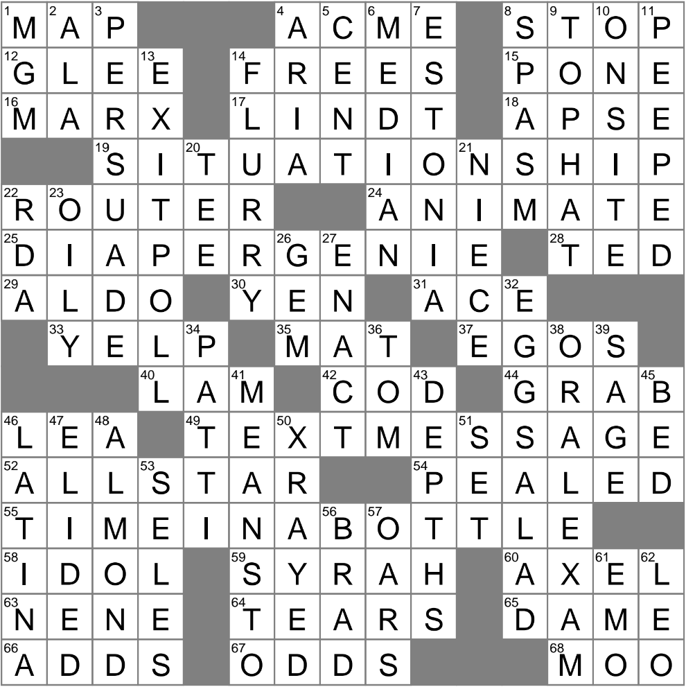 Small Fastener Crossword Clue Archives LAXCrossword