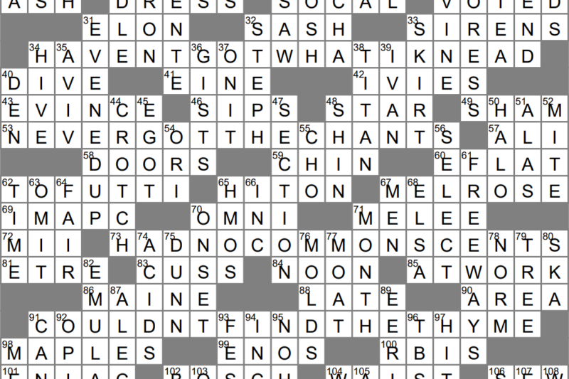 Frozen Drink Brand Crossword Puzzle Clue