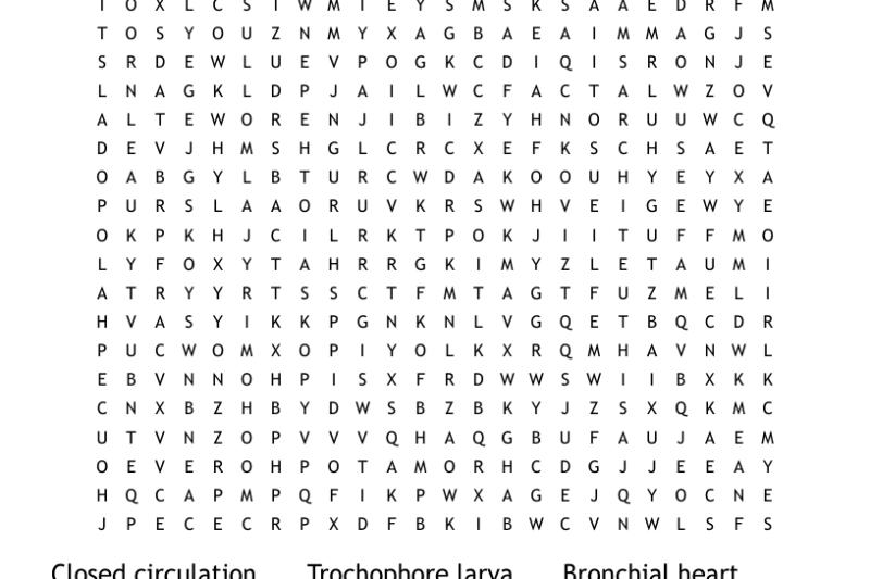 Crossword Puzzles Printable Subject Squid