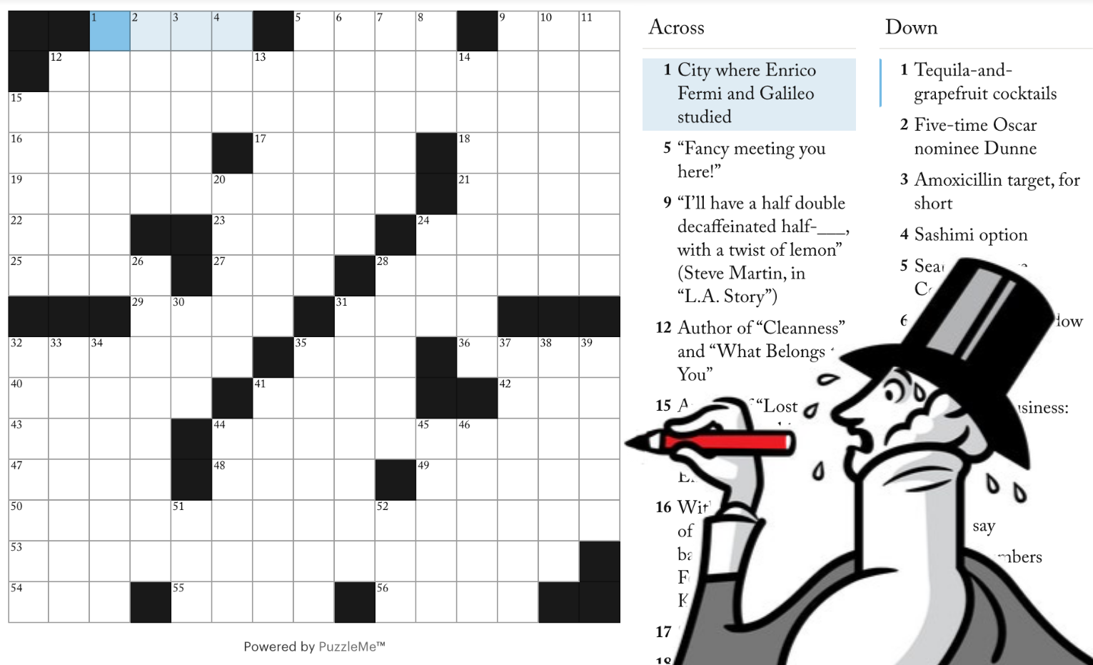 New Yorker Crossword Puzzle Today Printable New Yorker Crossword Puzzle Today Printable