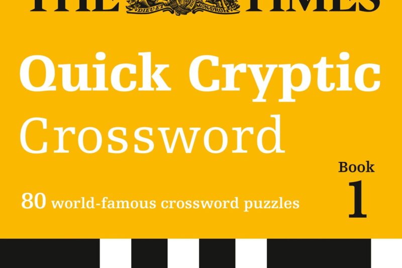 Cryptic Crossword Puzzle Books