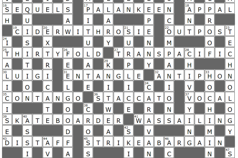 Reindeer Herder Crossword Puzzle Clue