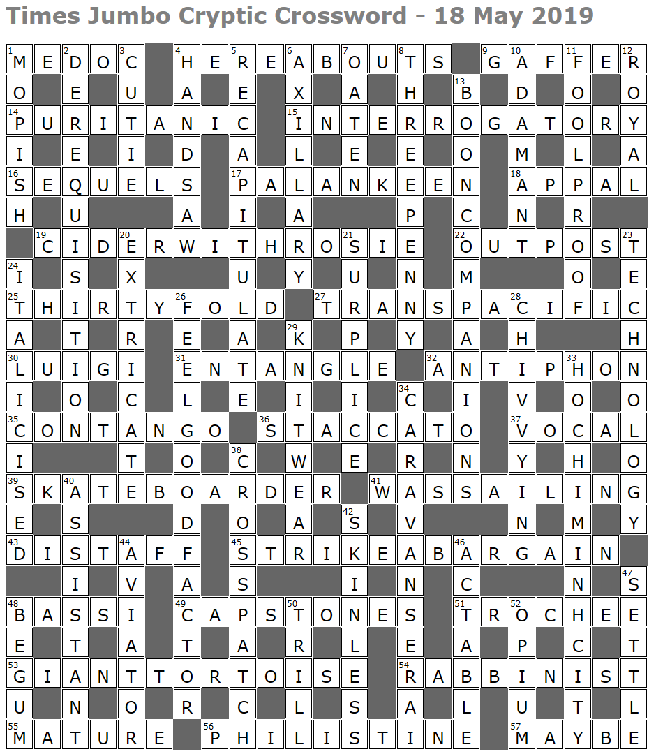 Times Jumbo Cryptic Crossword 1382 Lucian Poll s Web Ramblings