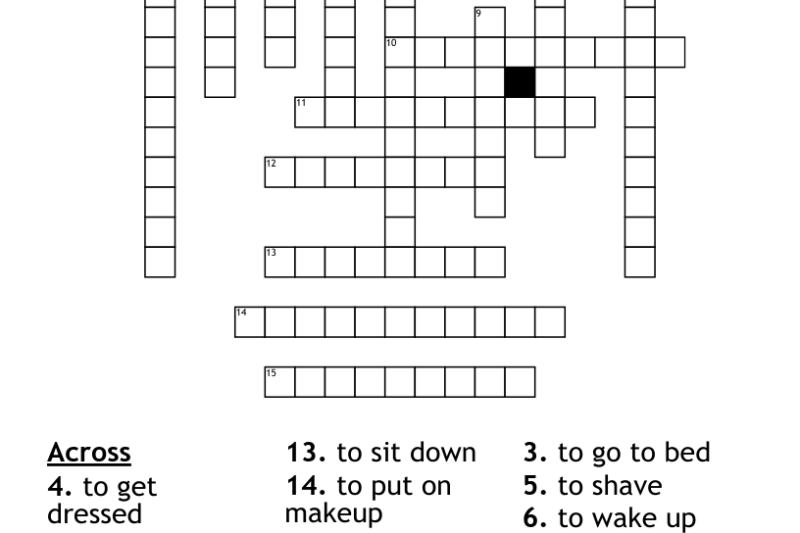 De Vie Crossword Puzzle Clue