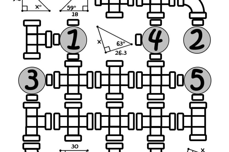 Trig Ratio Puzzle Worksheet