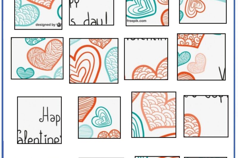 Valentine’s Day Puzzles And Worksheets