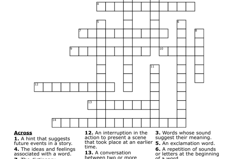 Understood Crossword Puzzle