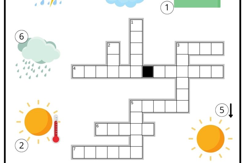 Weather Crossword Puzzle
