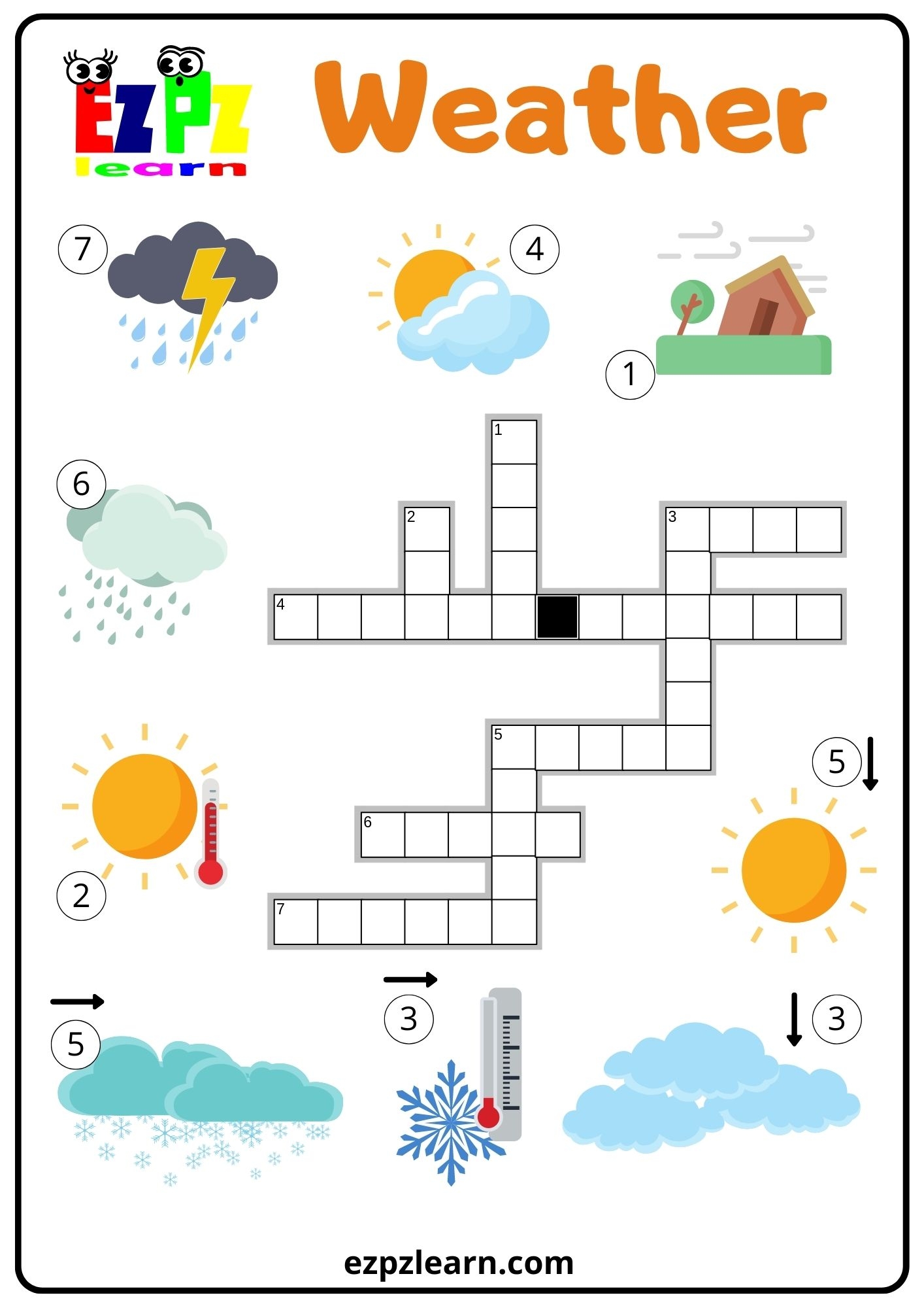 Weather Crossword Puzzle