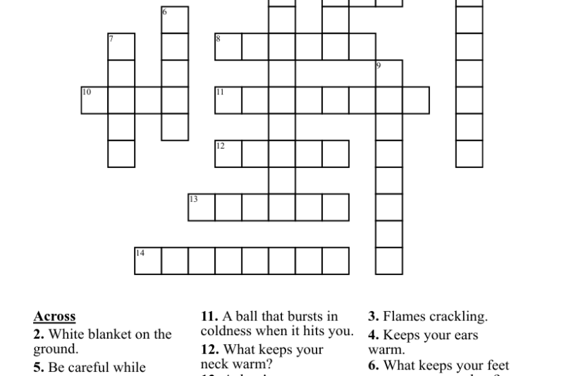 Winter Crossword WordMint