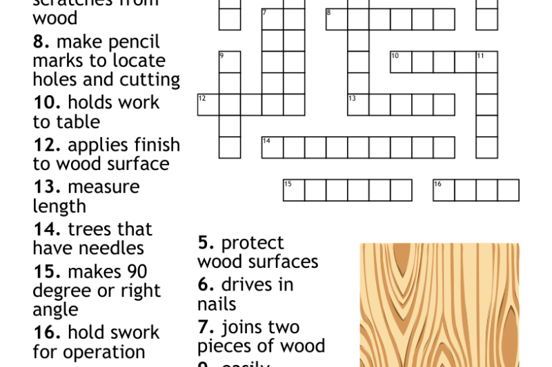 Strip Of Wood Crossword Puzzle Clue