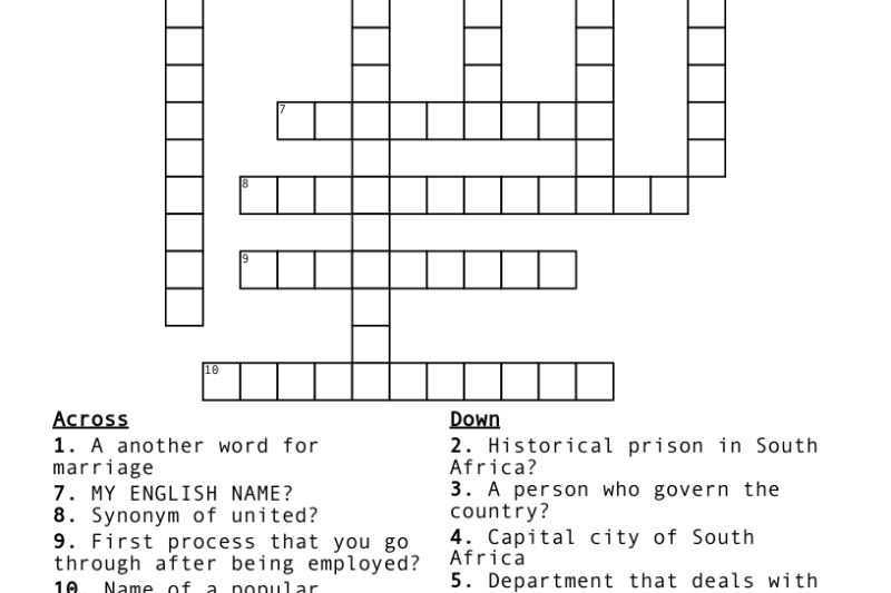 Wordplay Crossword Puzzle Answers